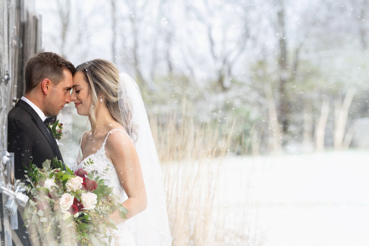 Snow wedding